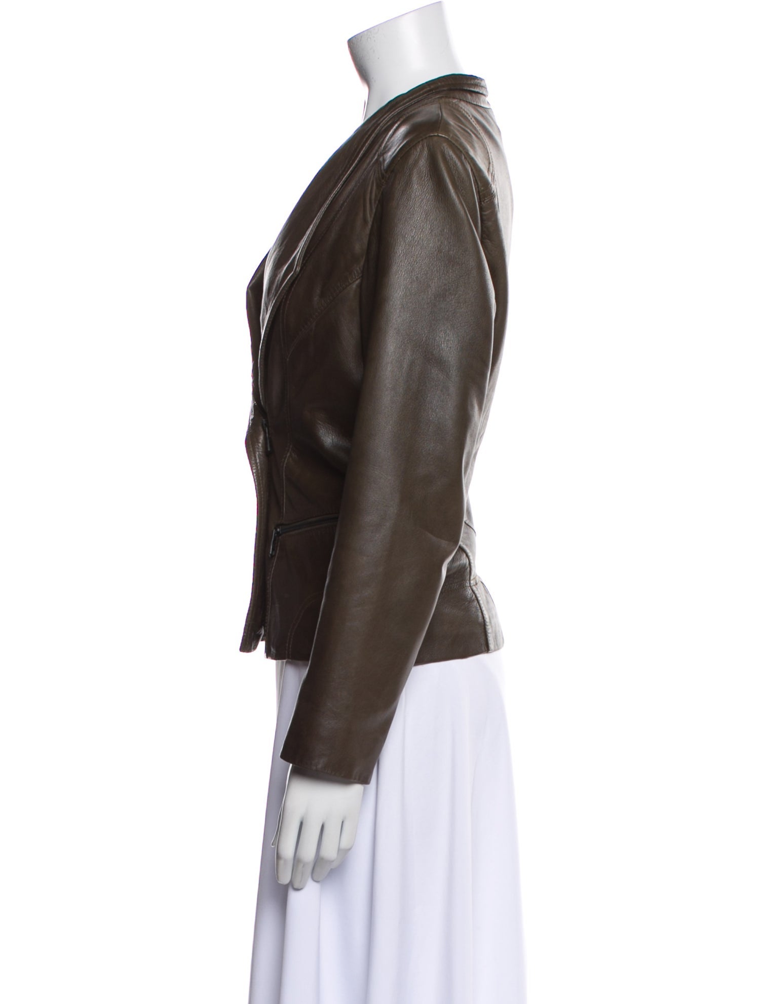 Andrew Marc Leather Biker Jacket
