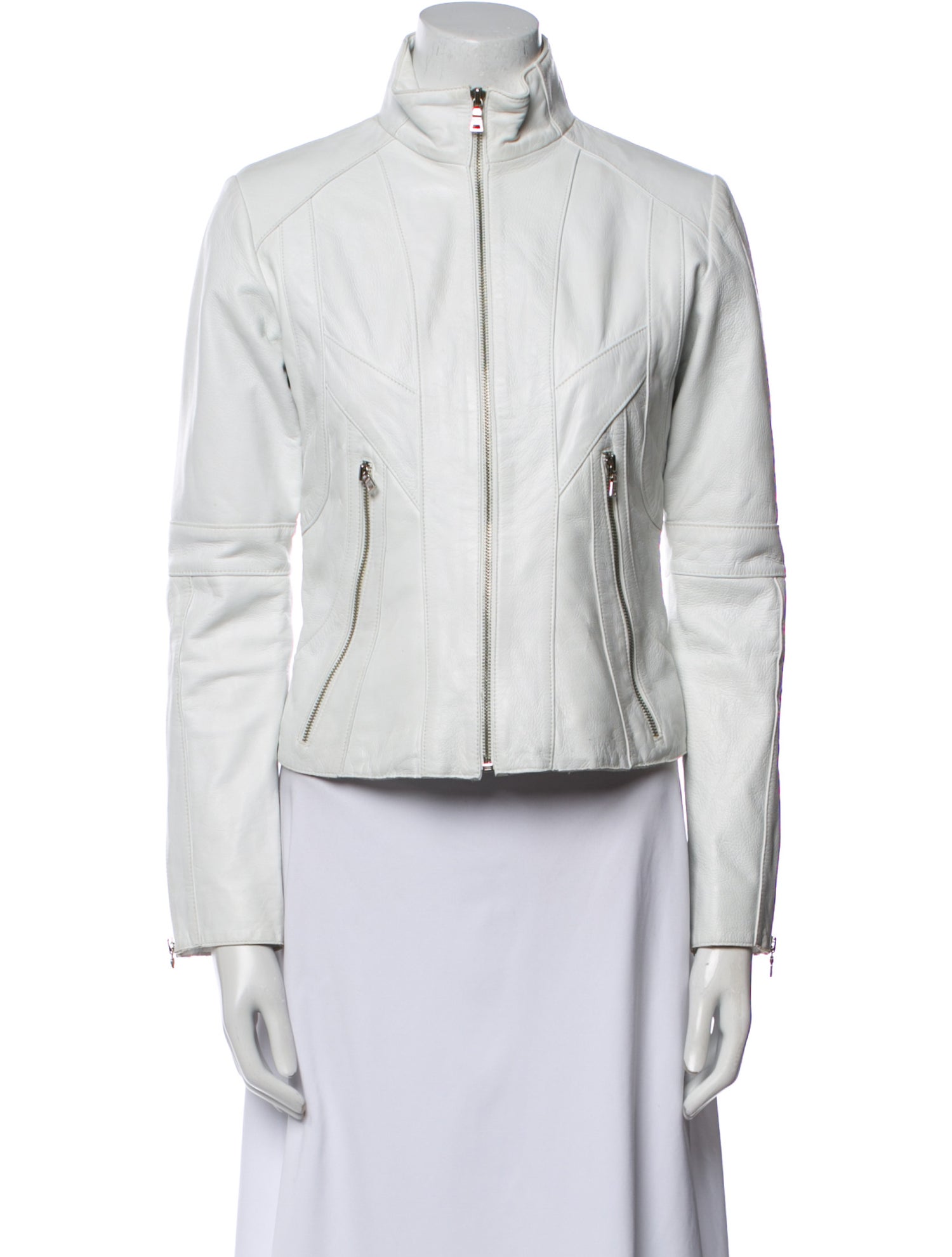 Andrew Marc Leather Biker Jacket