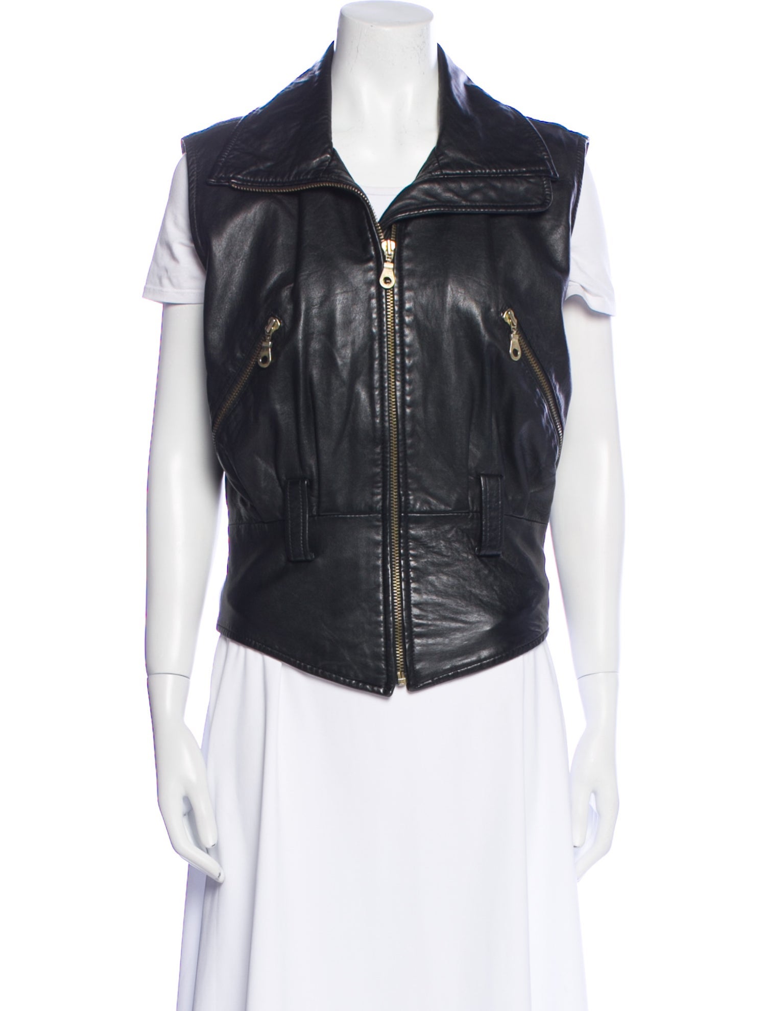 Andrew Marc Leather Vest