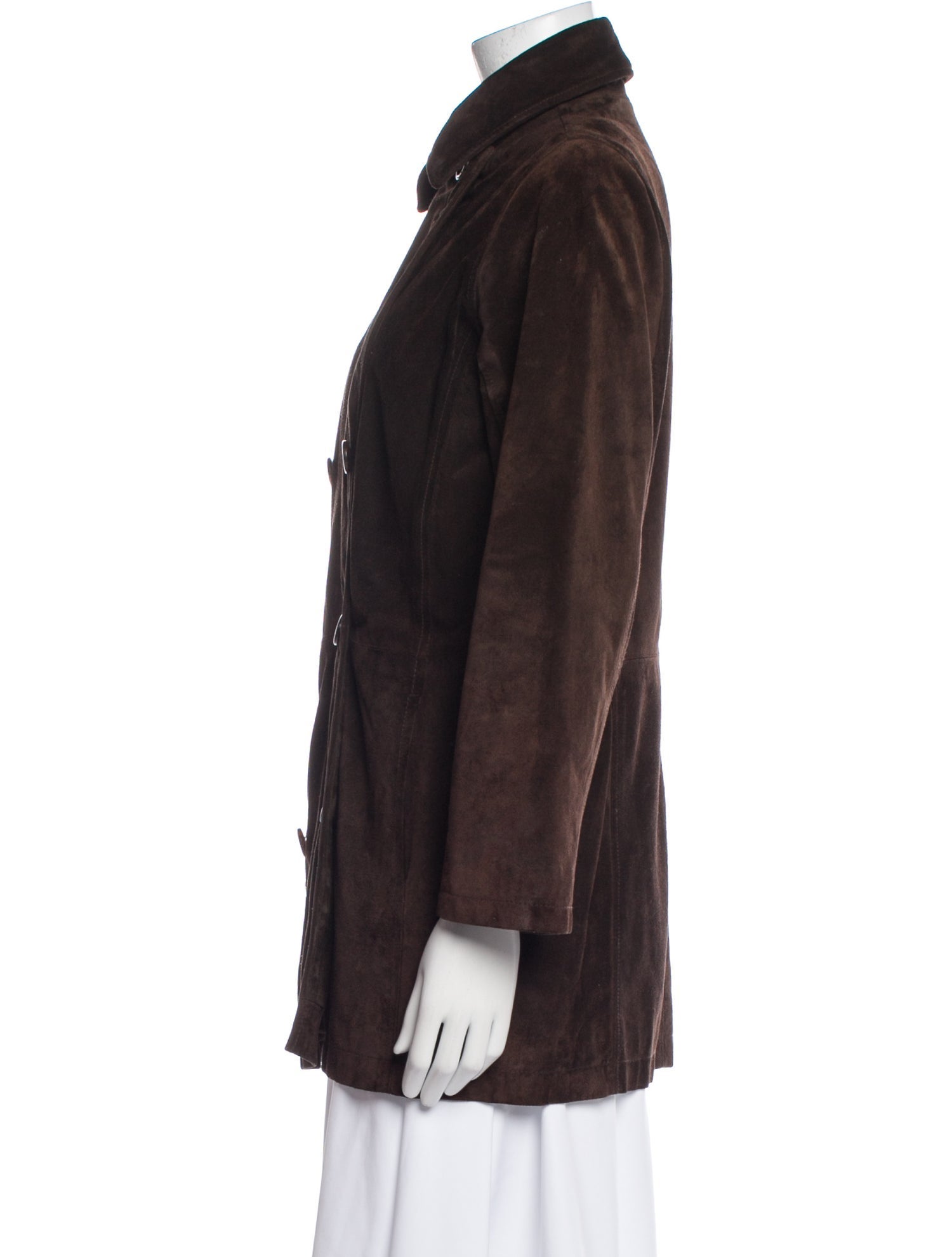 Andrew Marc Leather Trench Coat