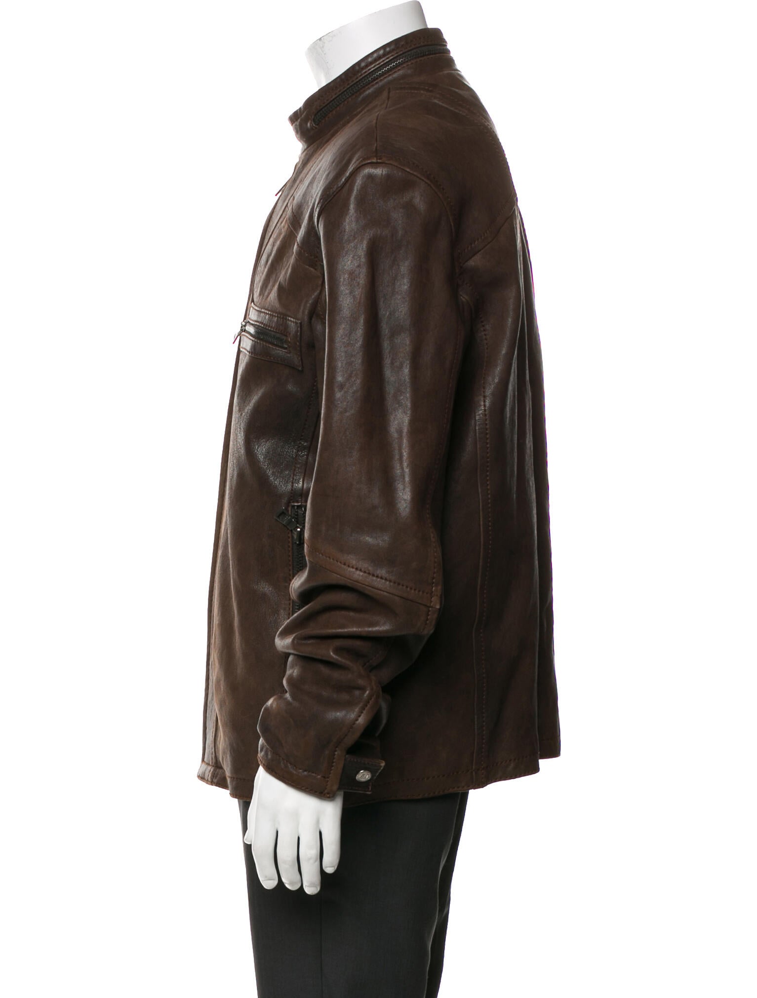 Andrew Marc Leather Moto Jacket