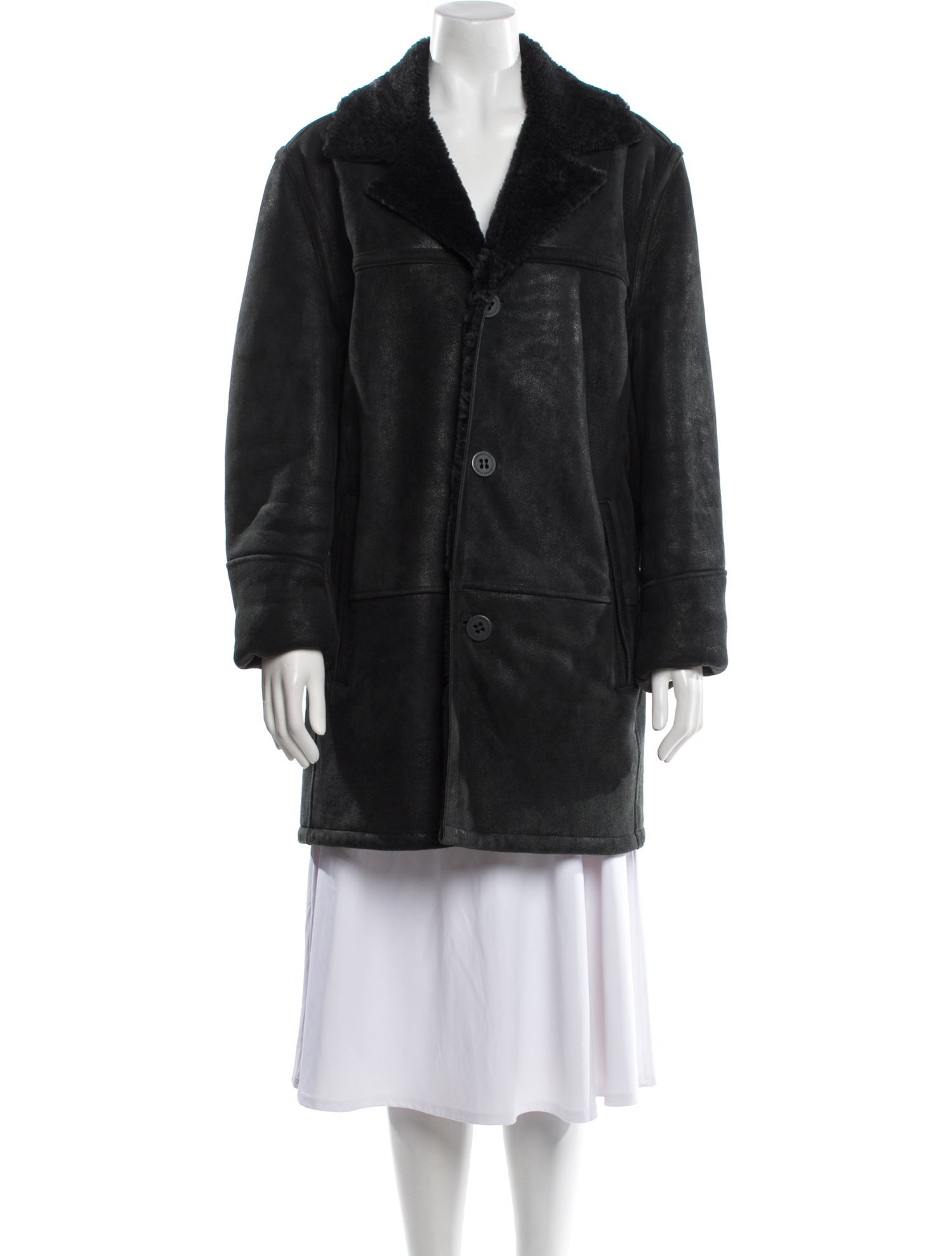 Andrew Marc Shearling Fur Coat