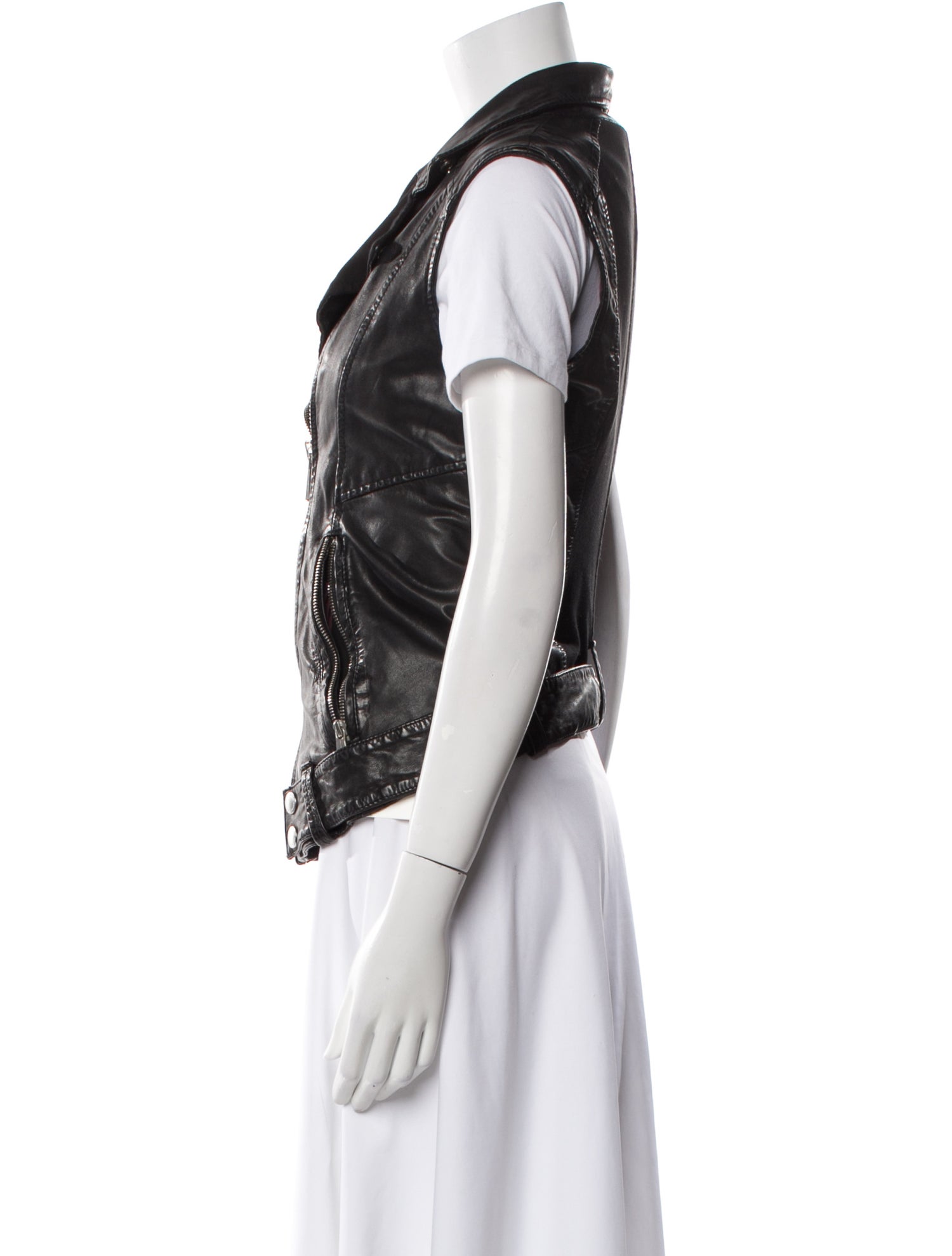 Andrew Marc Leather Biker Jacket