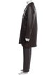Andrew Marc Leather Overcoat