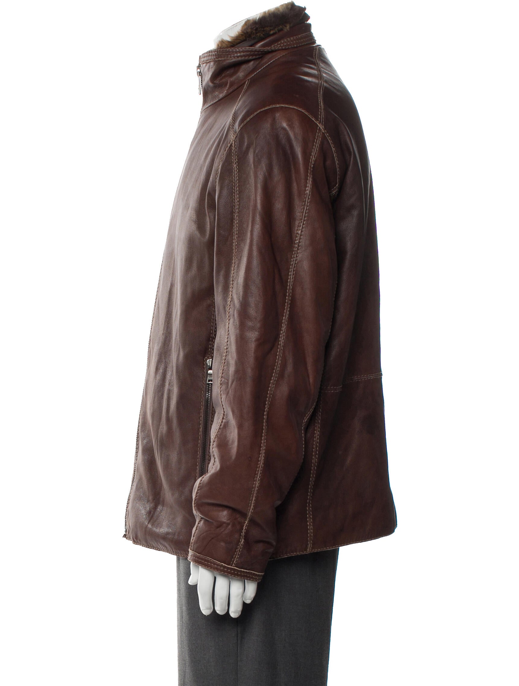 Andrew Marc Leather Moto Jacket