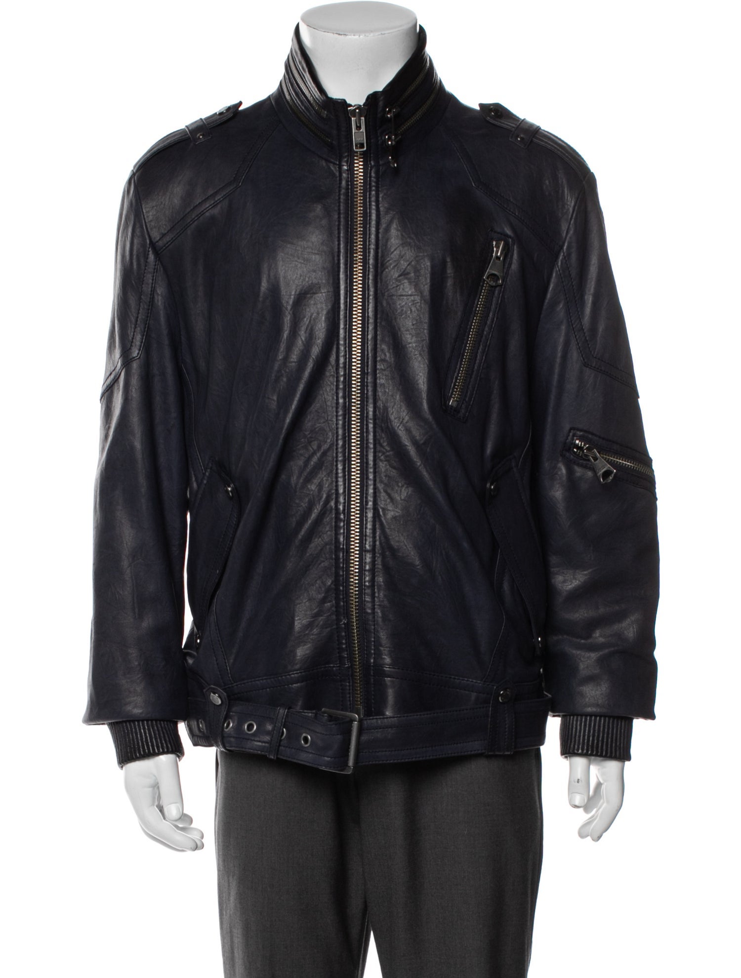 Andrew Marc Leather Moto Jacket