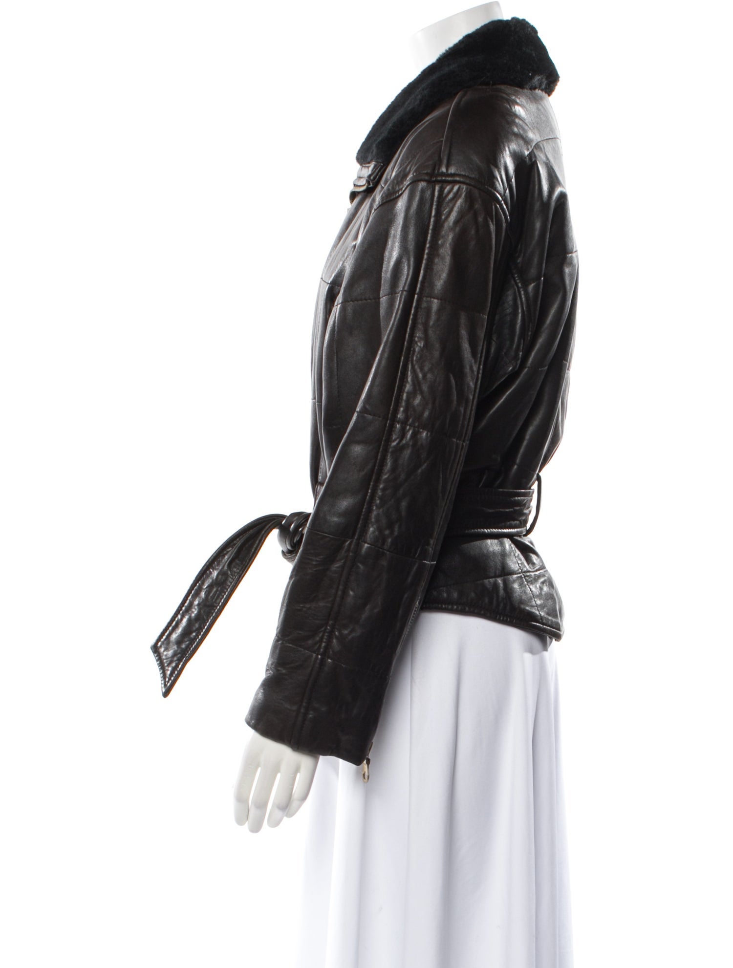 Andrew Marc Leather Biker Jacket