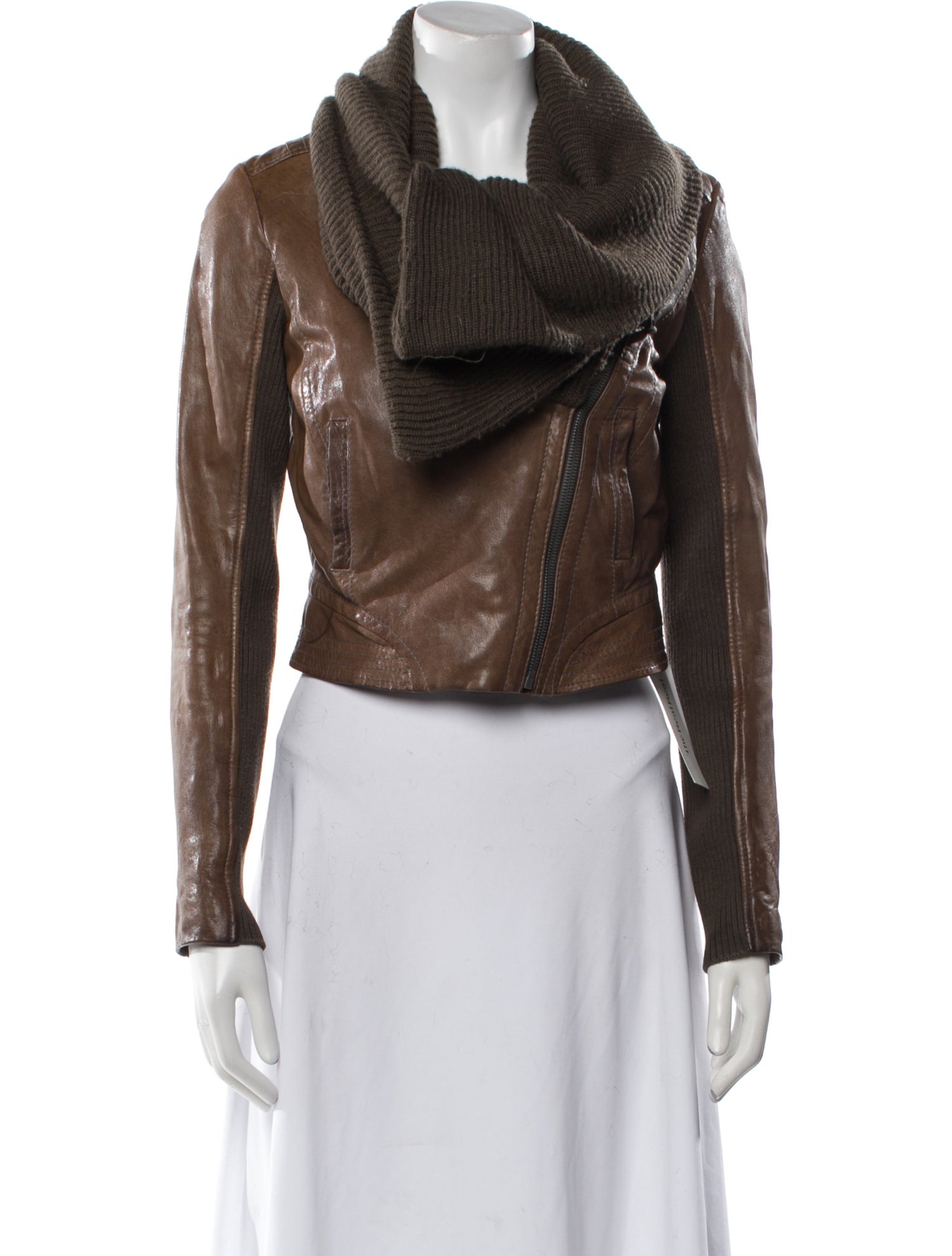 Andrew Marc Leather Biker Jacket