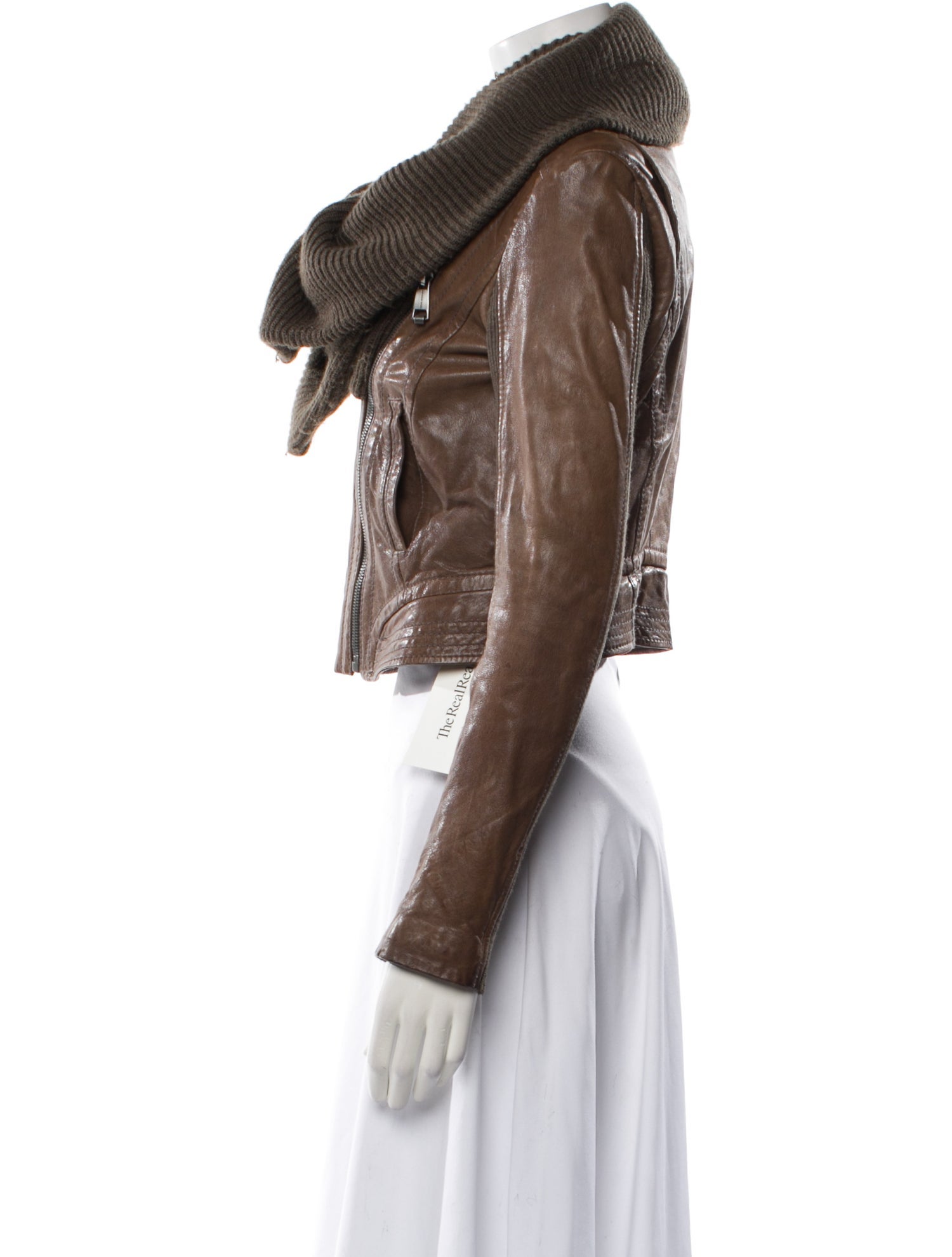 Andrew Marc Leather Biker Jacket