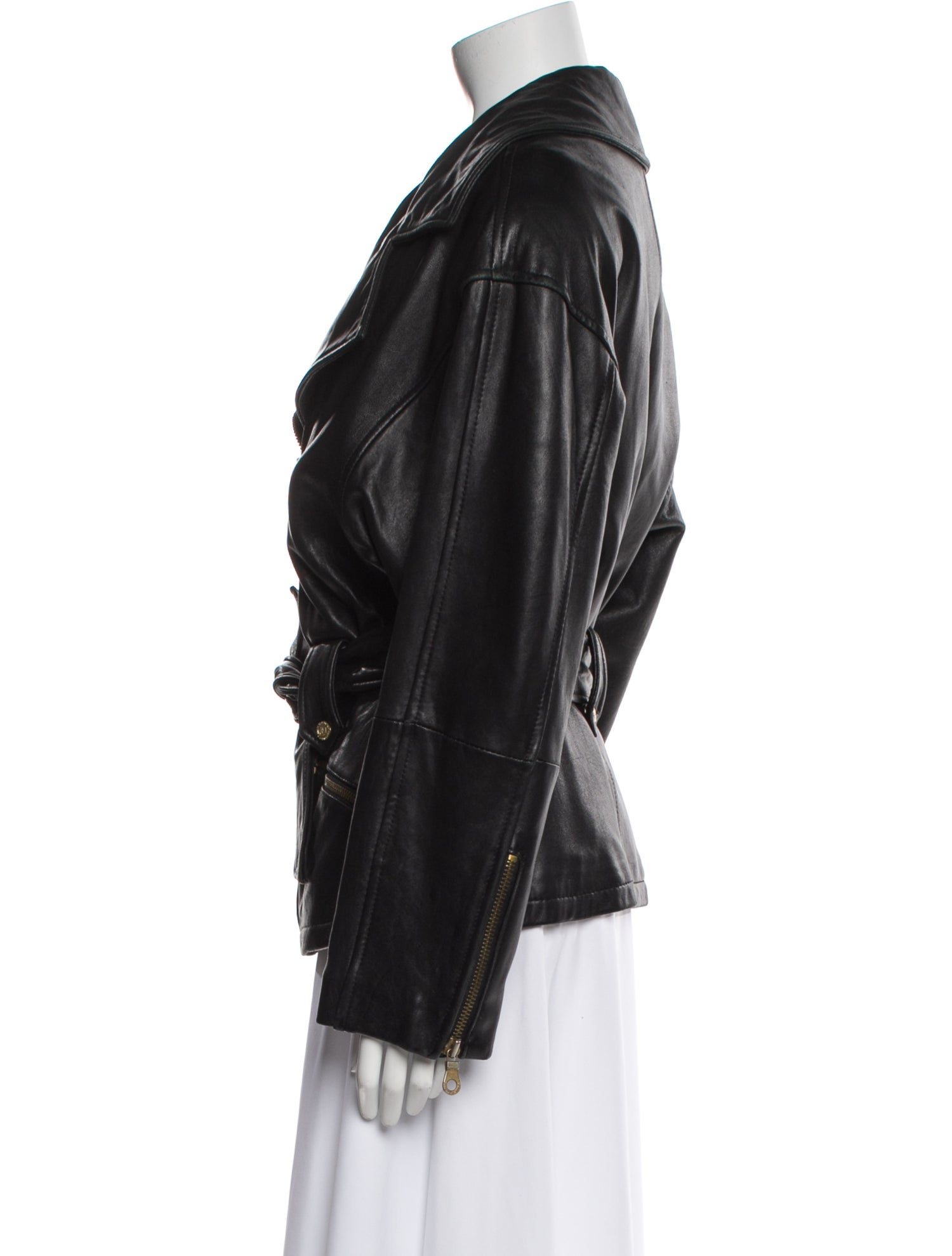 Andrew Marc Leather Biker Jacket