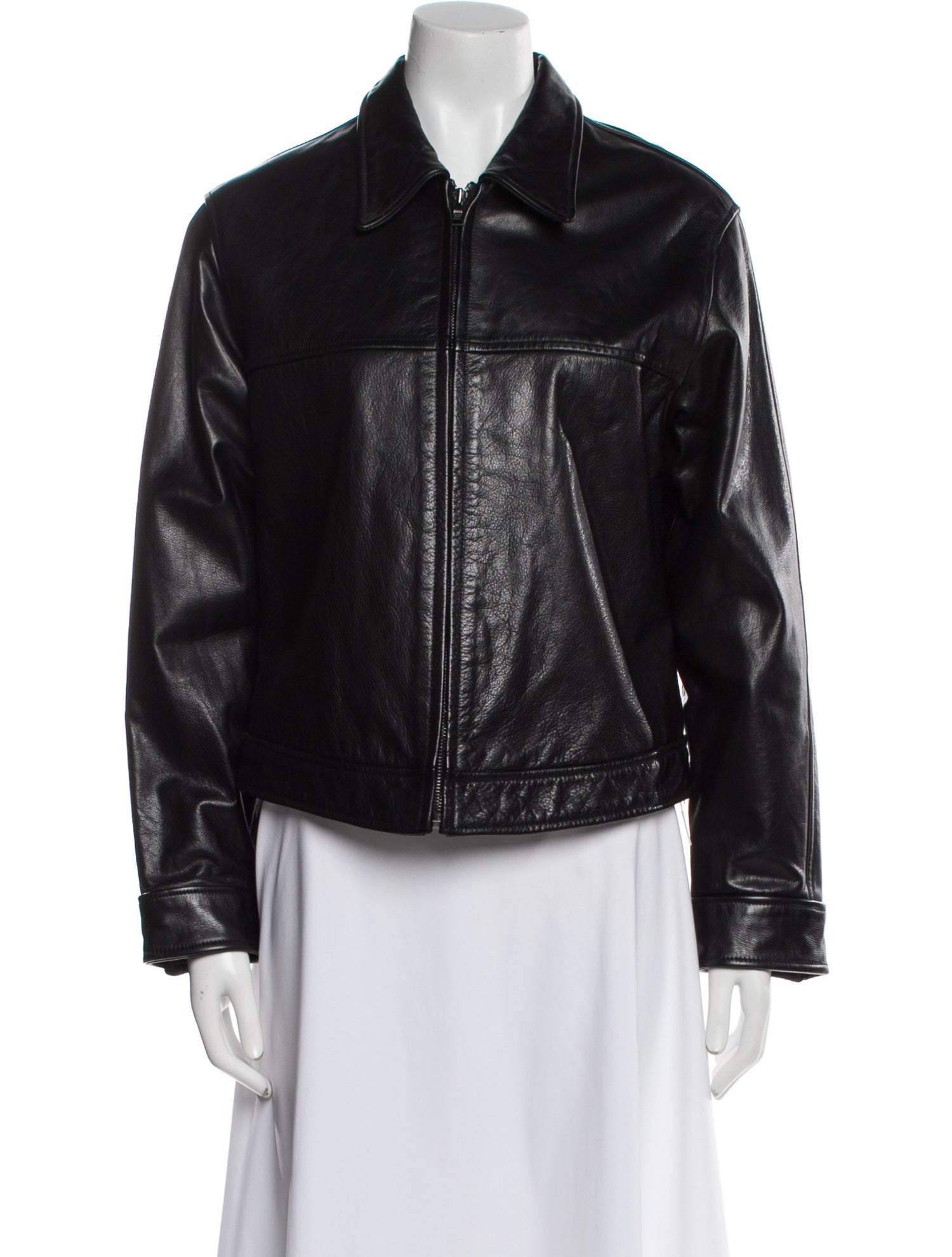 Andrew Marc Leather Biker Jacket