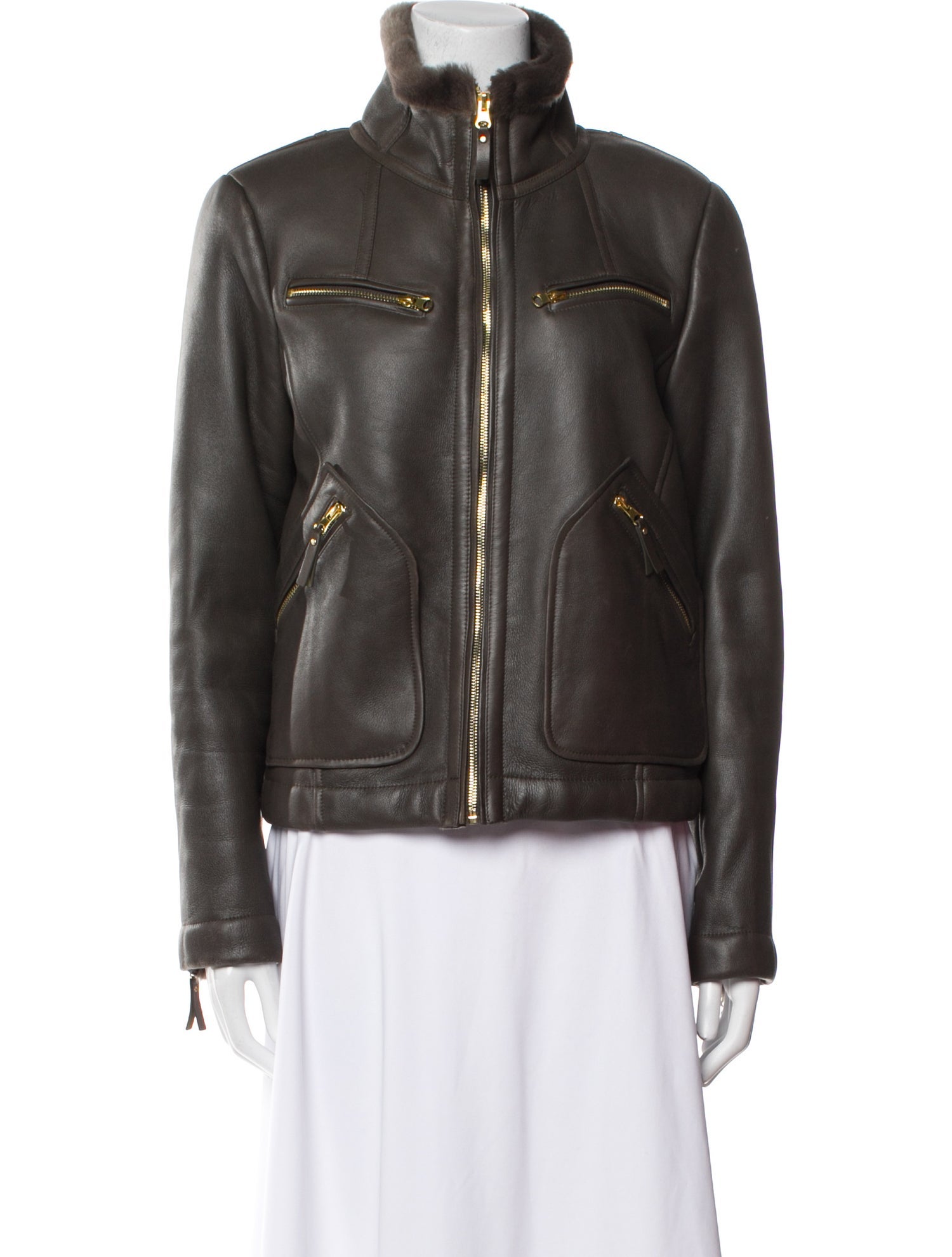 Andrew Marc Shearling Fur Jacket