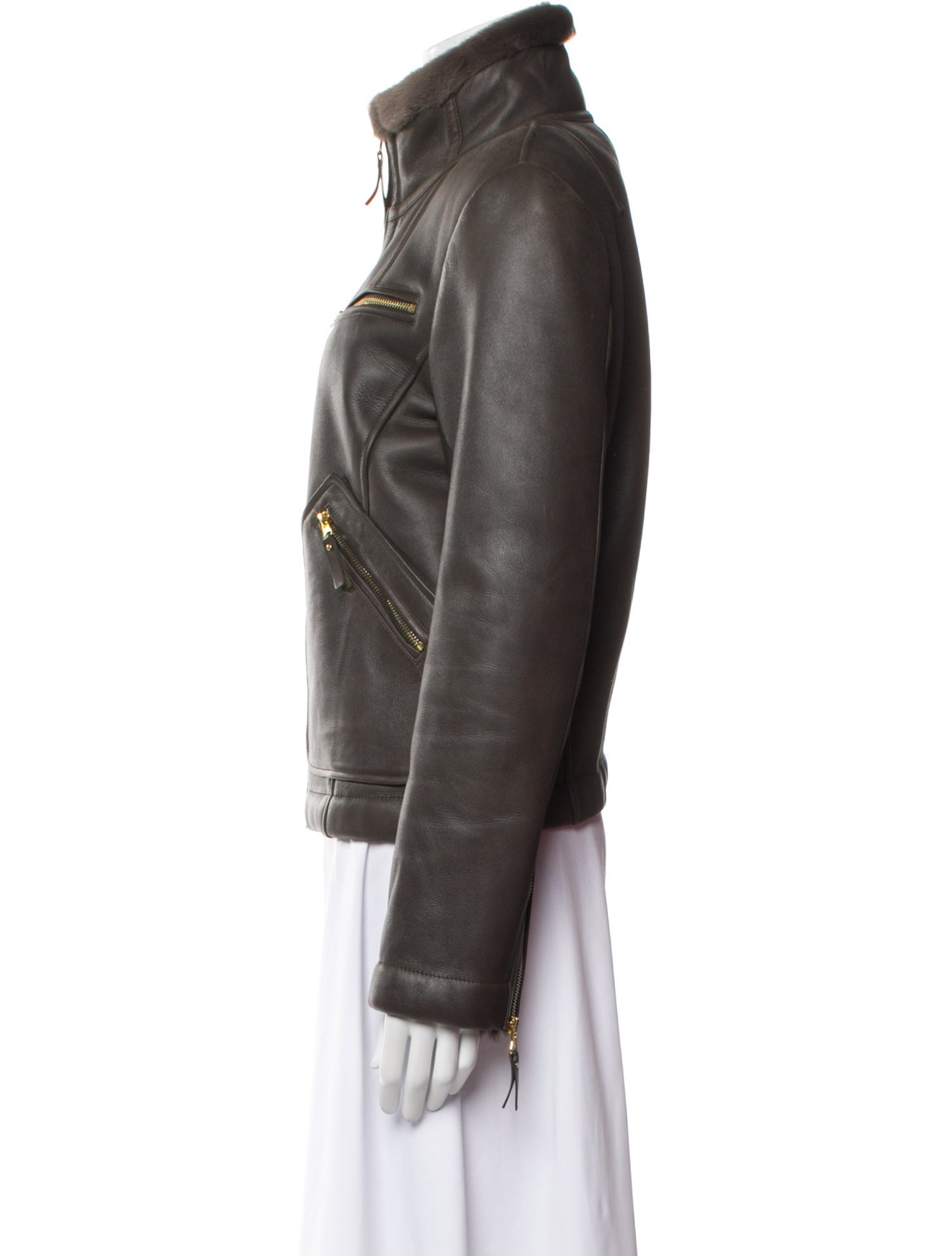 Andrew Marc Shearling Fur Jacket