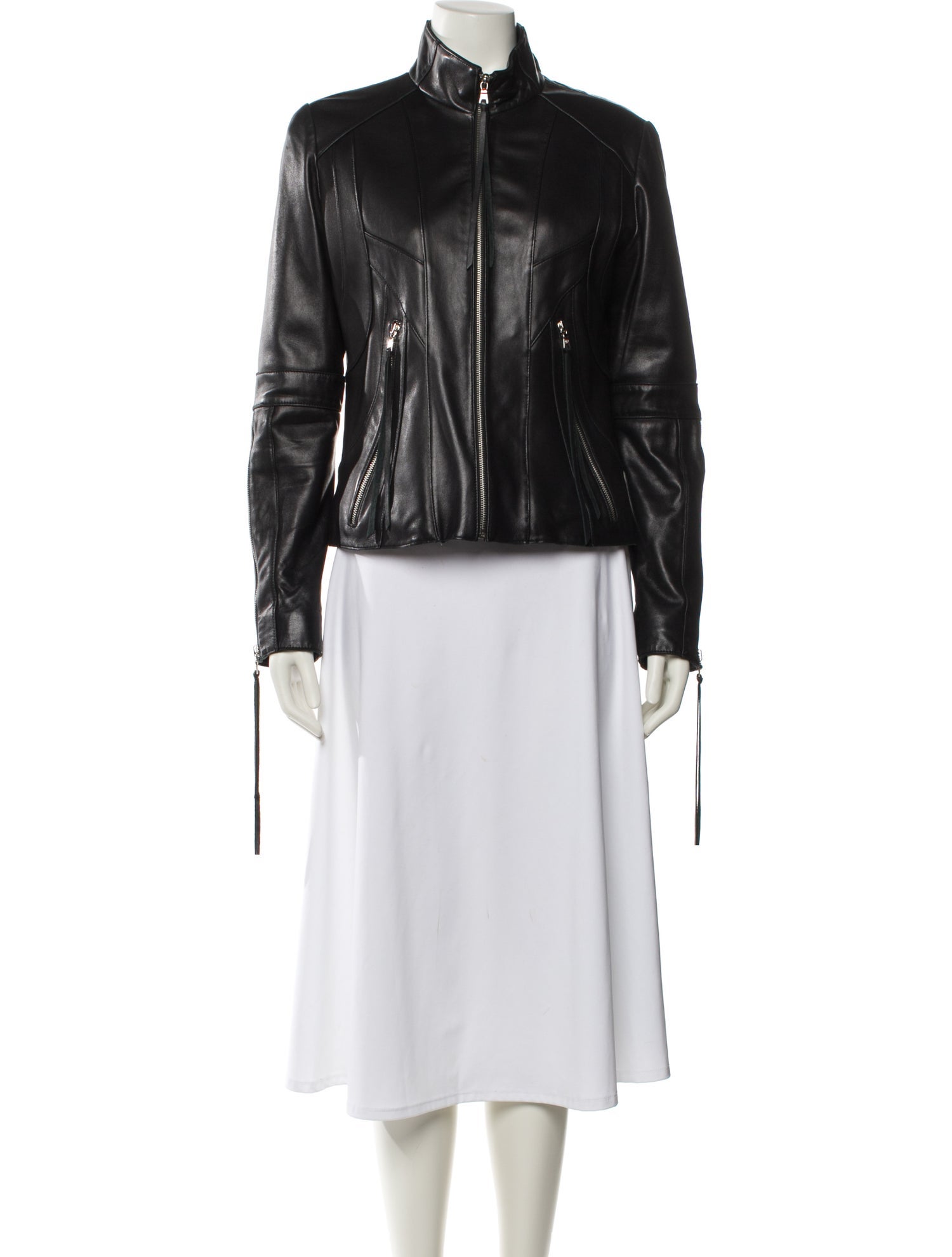 Andrew Marc Leather Biker Jacket