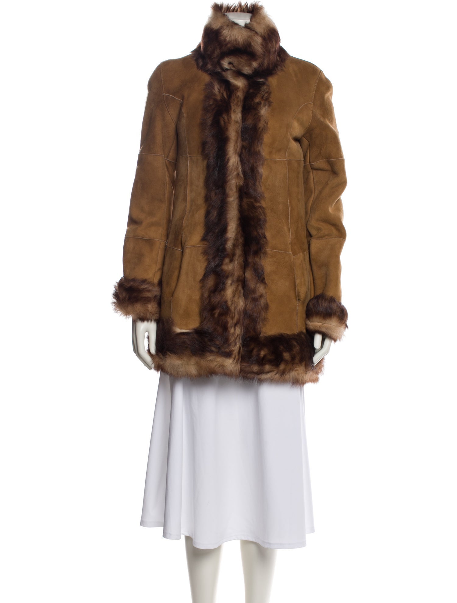 Andrew Marc Shearling Fur Coat