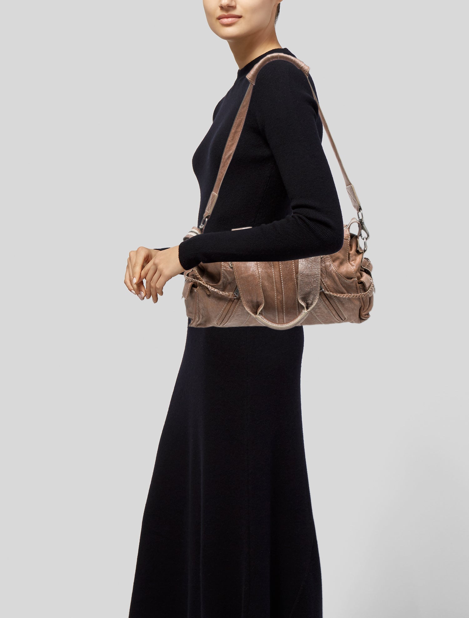 Andrew Marc Leather Shoulder Bag