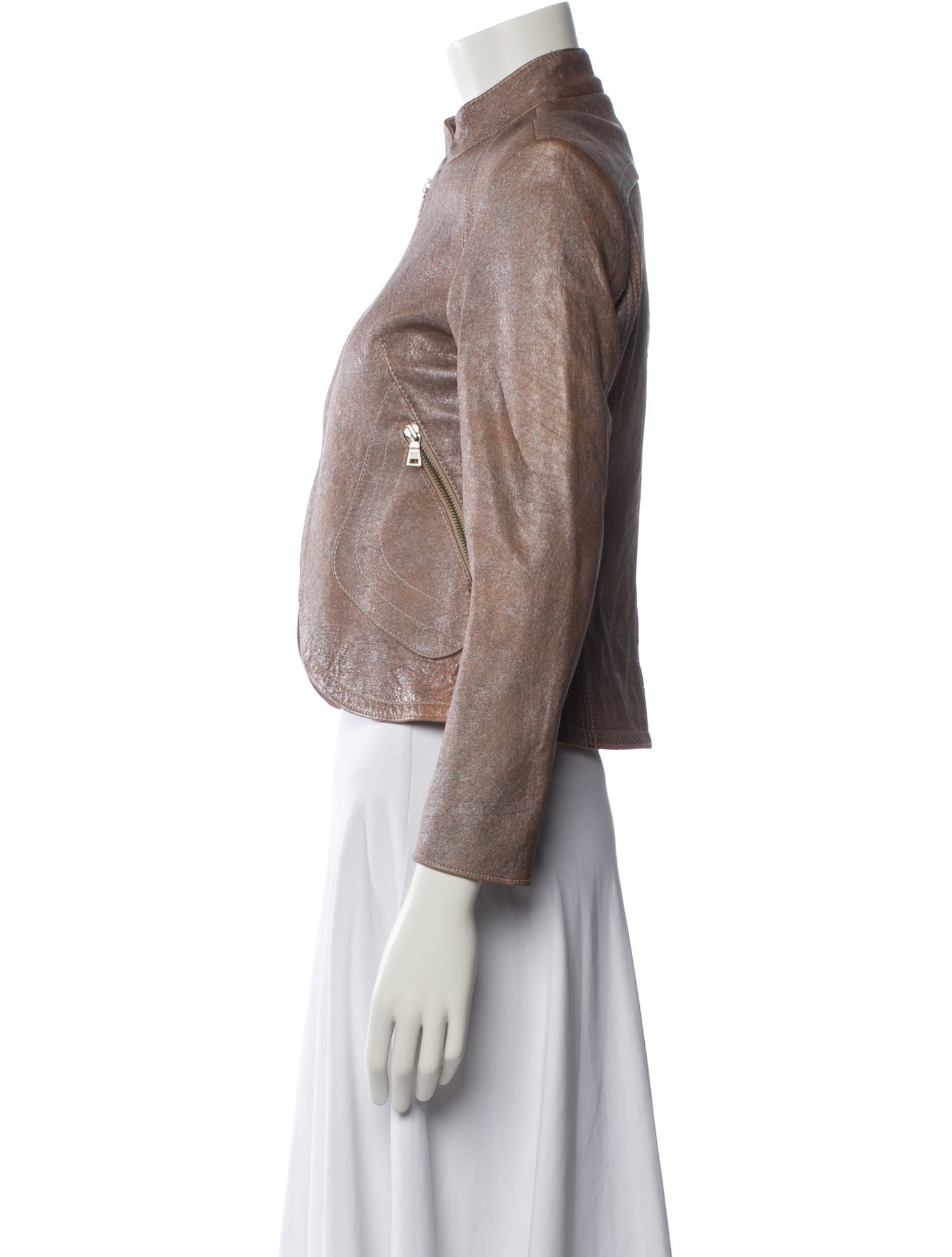 Andrew Marc Leather Biker Jacket