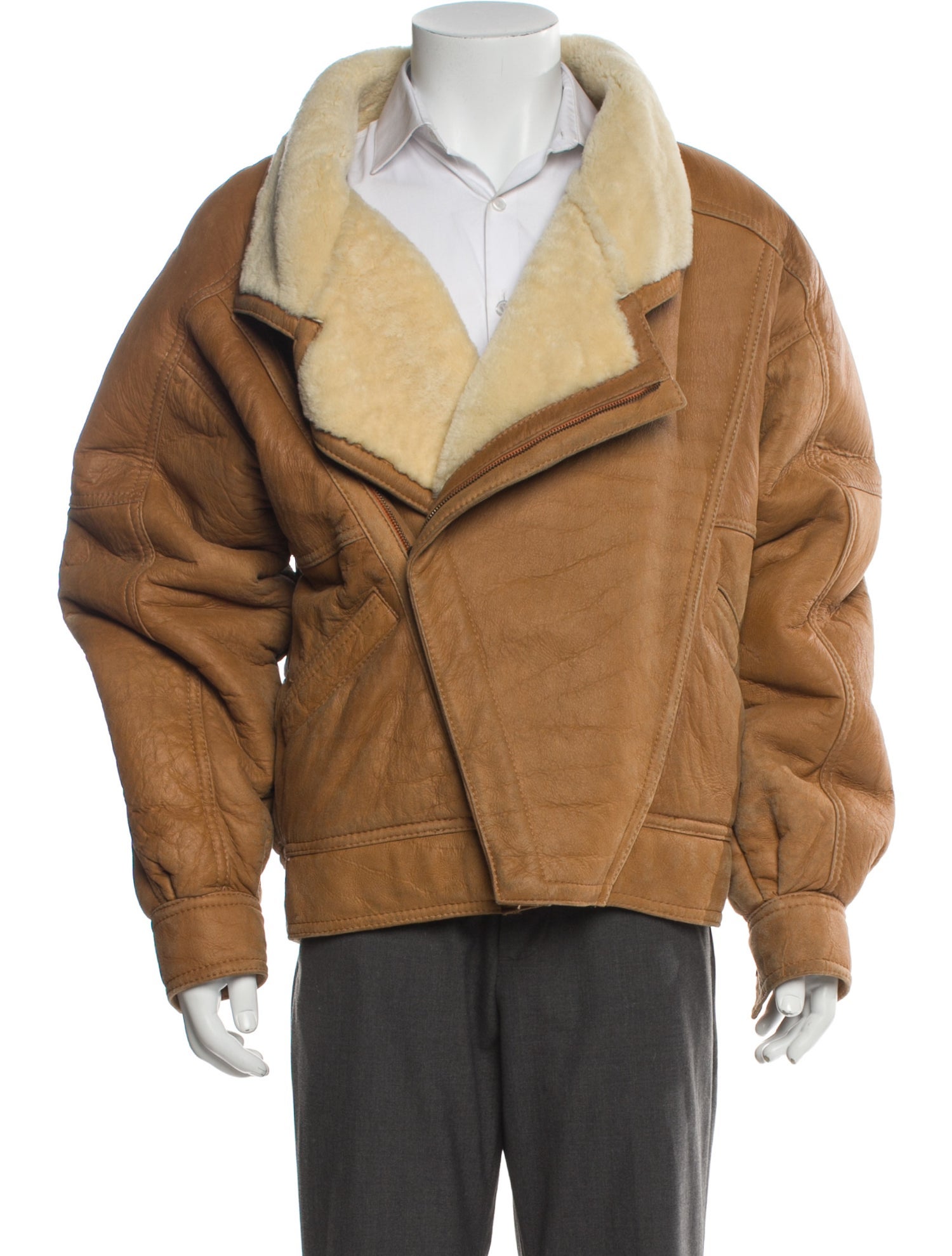 Andrew Marc Shearling Puffer Coat