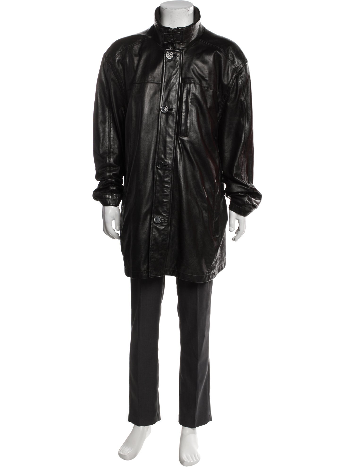 Andrew Marc Leather Parka