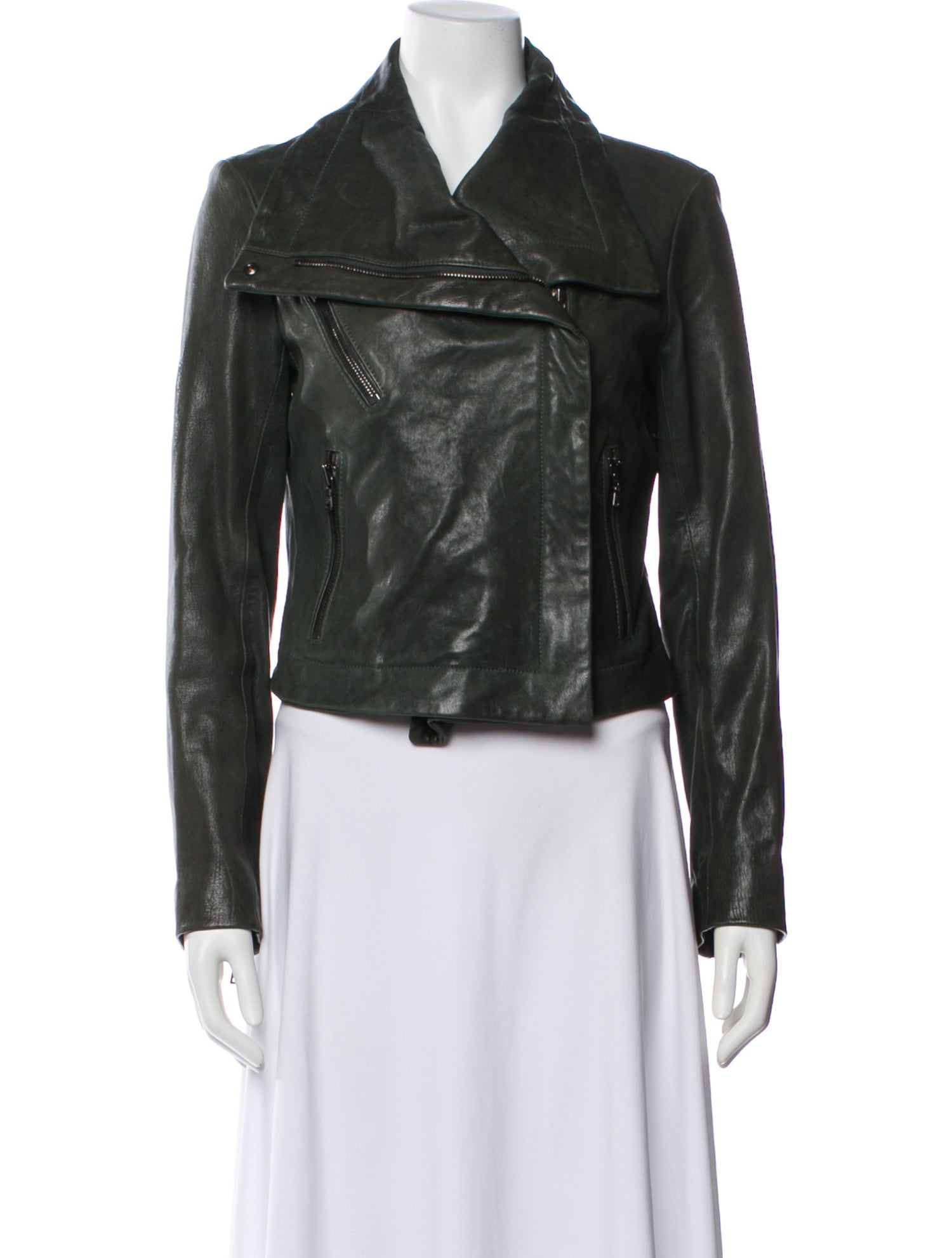 Andrew Marc Leather Biker Jacket