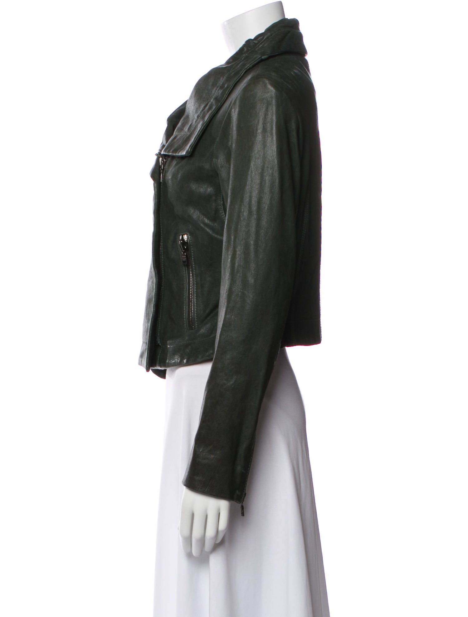 Andrew Marc Leather Biker Jacket