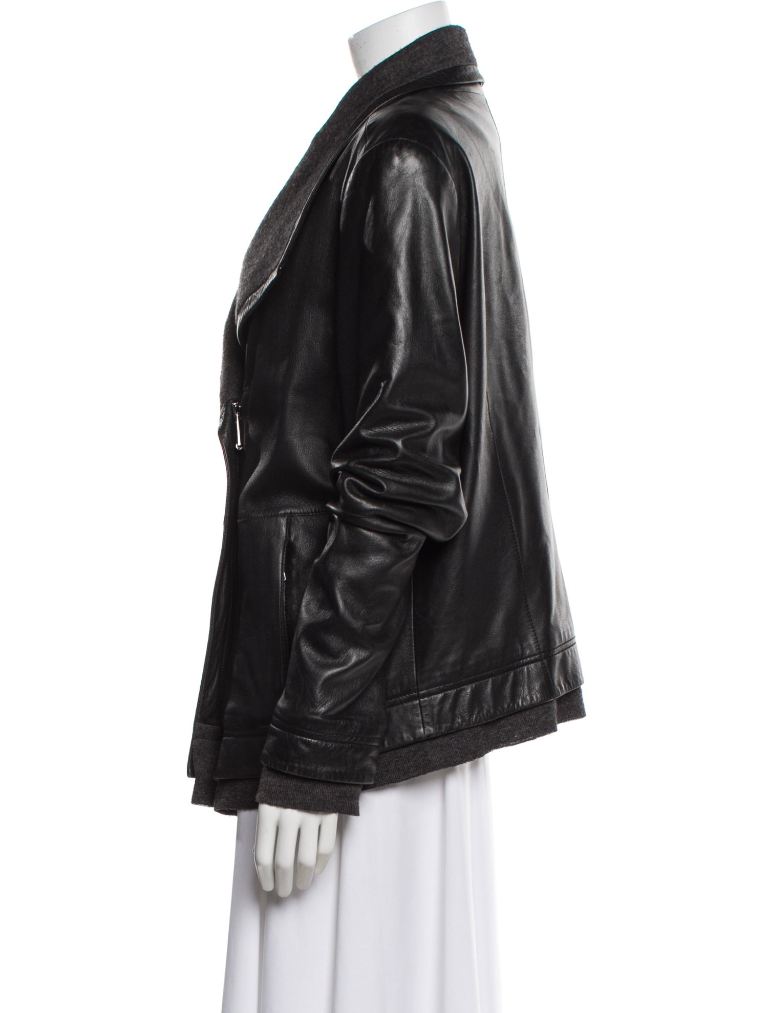 Andrew Marc Leather Biker Jacket