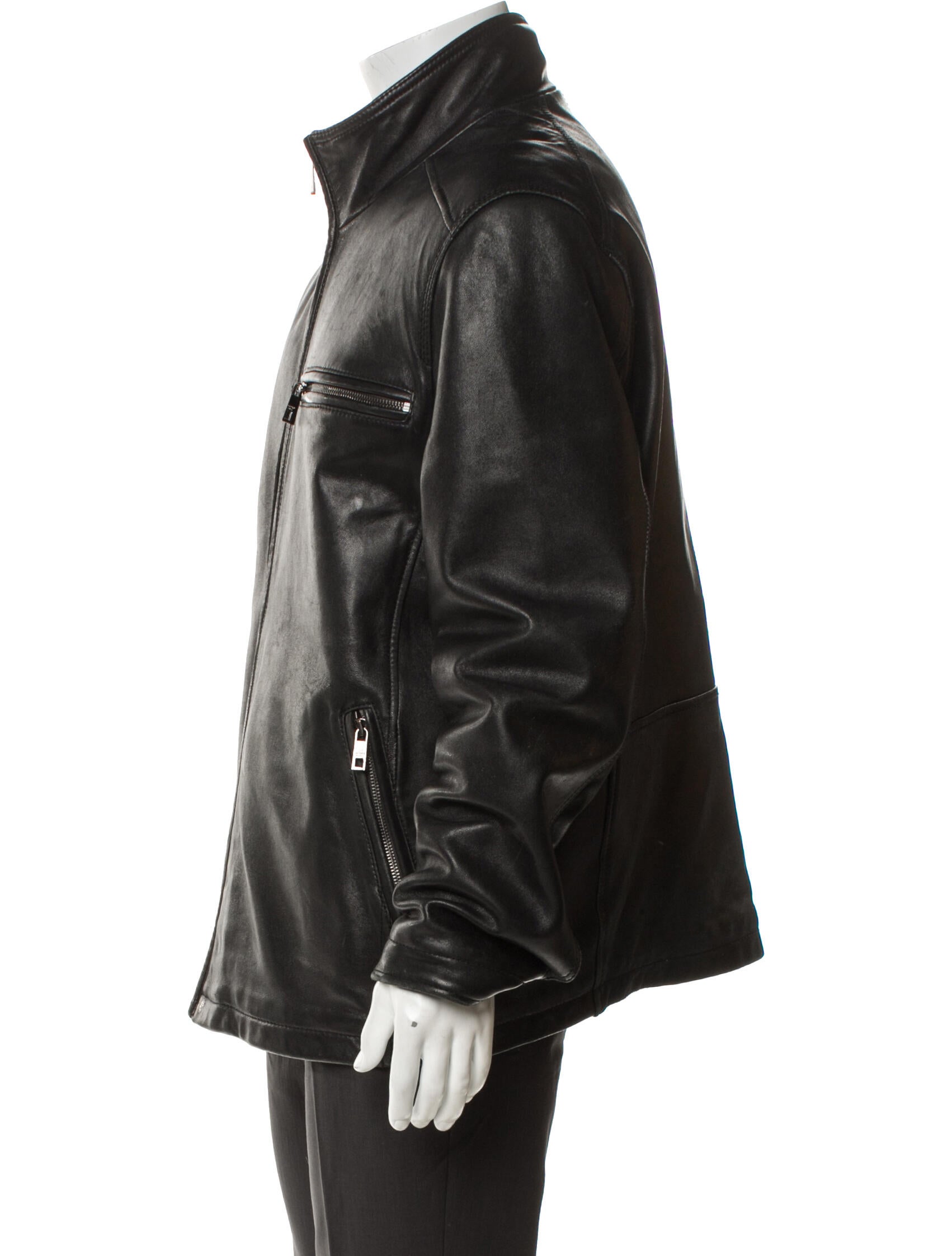 Andrew Marc Leather Moto Jacket