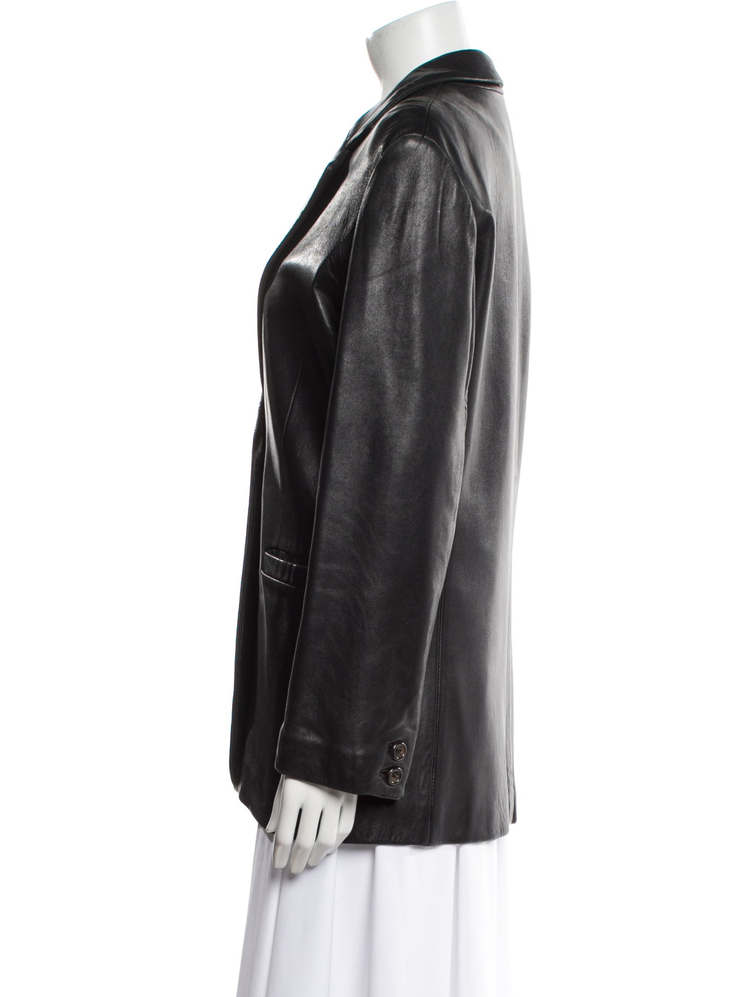 Andrew Marc Leather Blazer