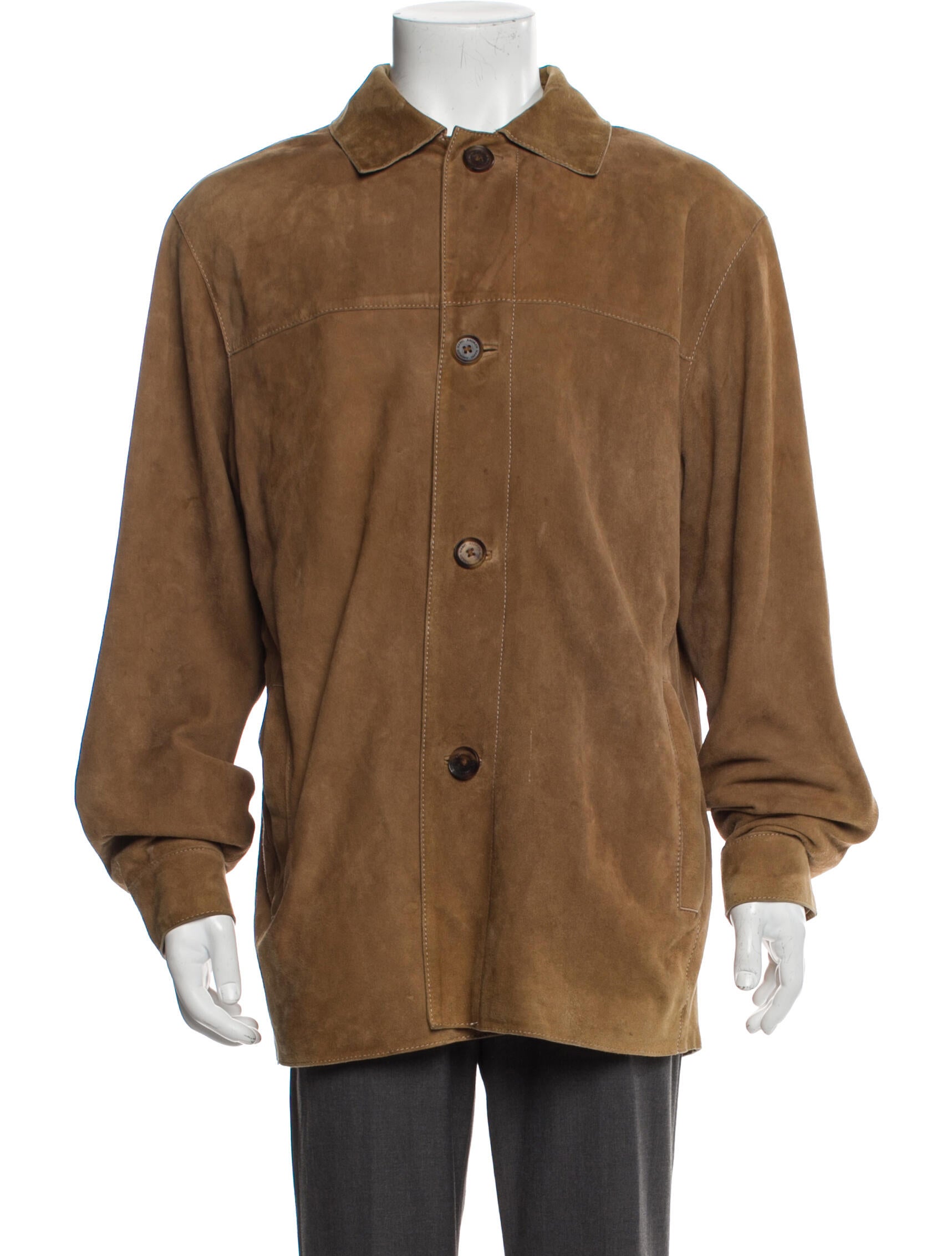 Andrew Marc Leather Sport Coat