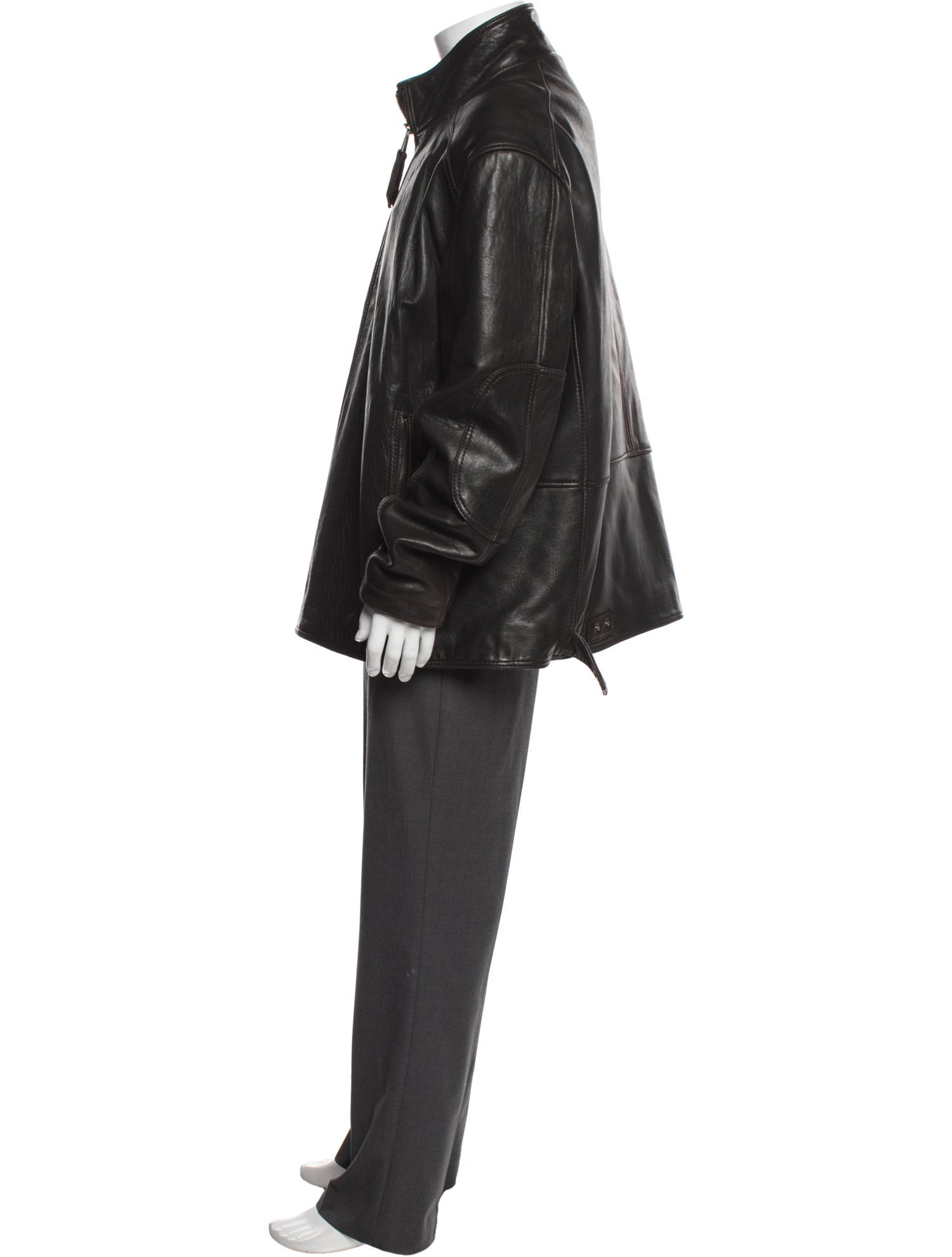 Andrew Marc Leather Parka