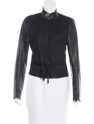 Ann Demeulemeester Structured Suede Jacket