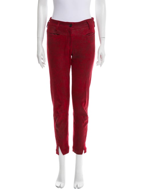 Ann Demeulemeester Leather Skinny Leg Pants w/ Tag