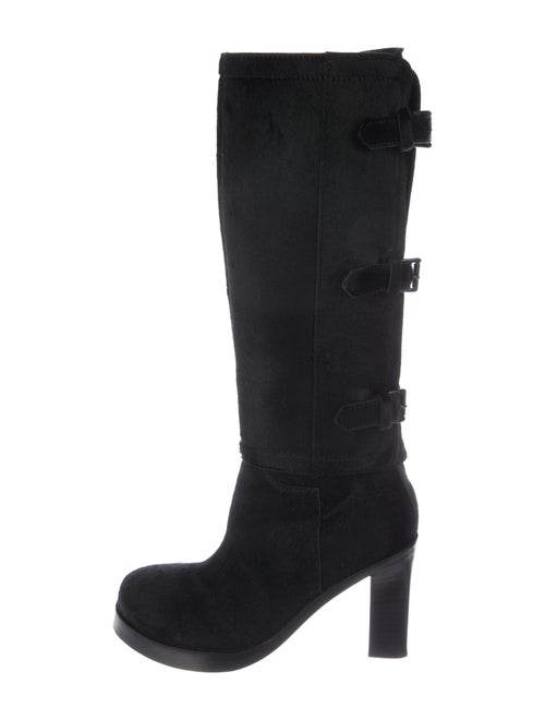 Ann Demeulemeester Ponyhair Boots Black