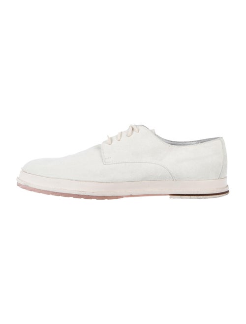 Ann Demeulemeester Suede Derby Shoes Blue