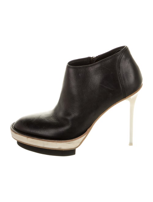 Ann Demeulemeester Leather Boots Black