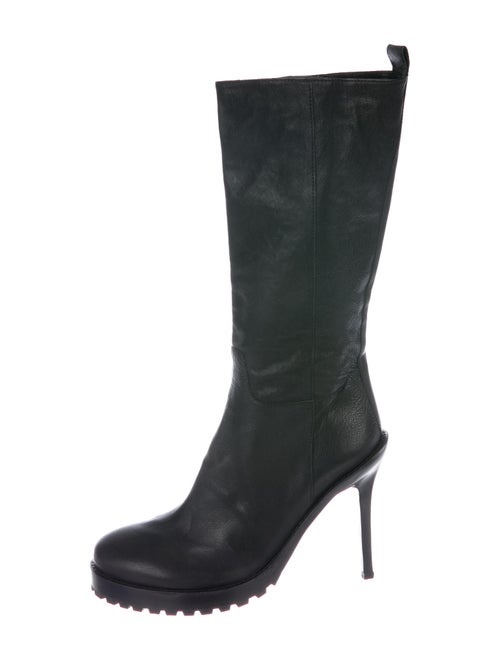 Ann Demeulemeester Leather Boots Black