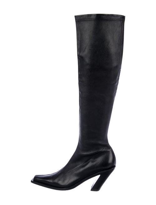 Ann Demeulemeester Leather Boots Black