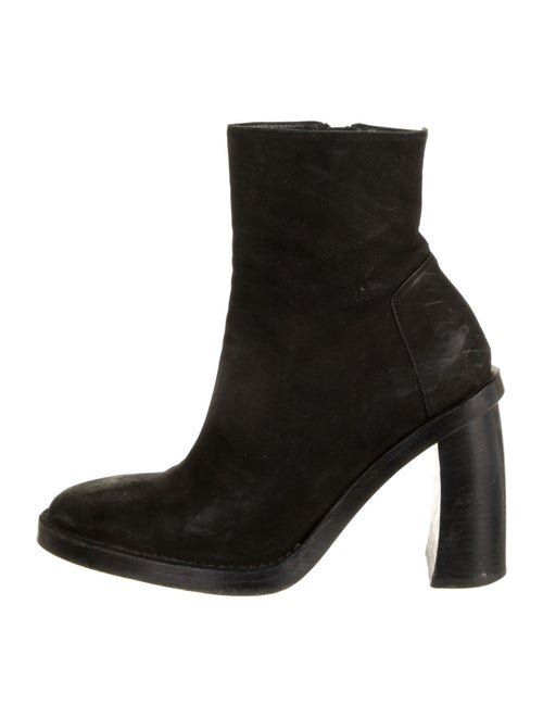 Ann Demeulemeester Suede Boots Black