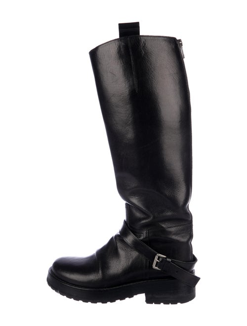 Ann Demeulemeester Leather Boots Black
