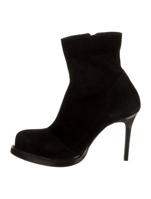 Ann Demeulemeester Suede Boots Black