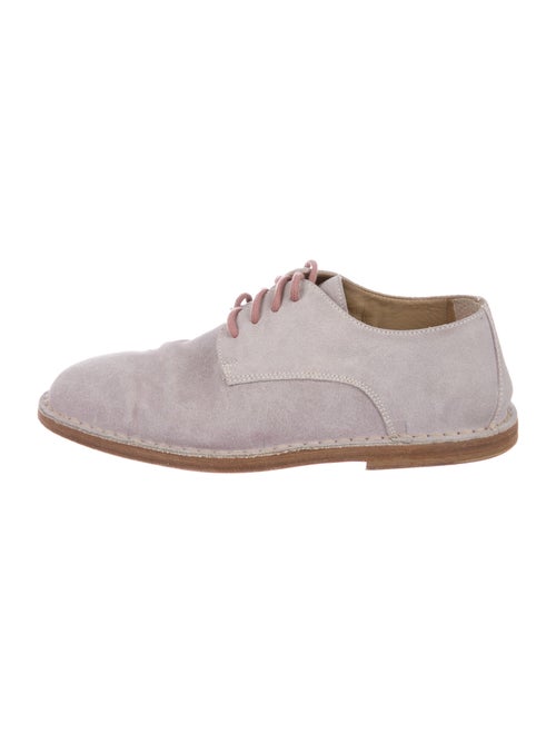 Ann Demeulemeester Suede Oxfords Purple