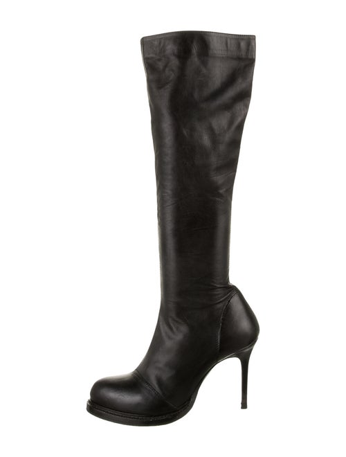 Ann Demeulemeester Leather Boots Black