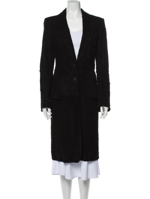 Ann Demeulemeester Vintage Leather Coat Black