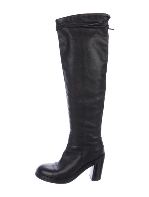 Ann Demeulemeester Suede Boots Black