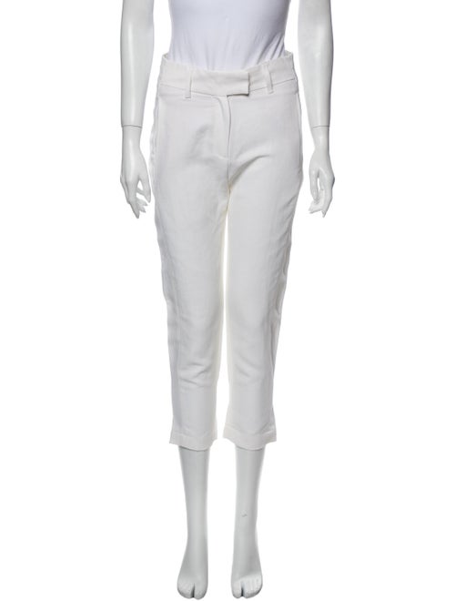 Ann Demeulemeester Straight Leg Pants White