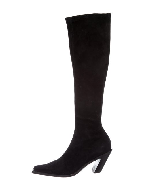 Ann Demeulemeester Suede Boots Black