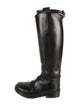 Ann Demeulemeester Leather Riding Boots