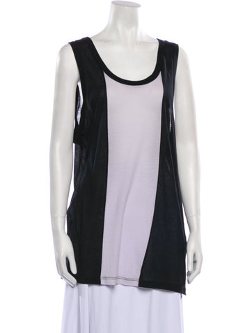 Ann Demeulemeester Tops Vintage Colorblock Pattern Top XL