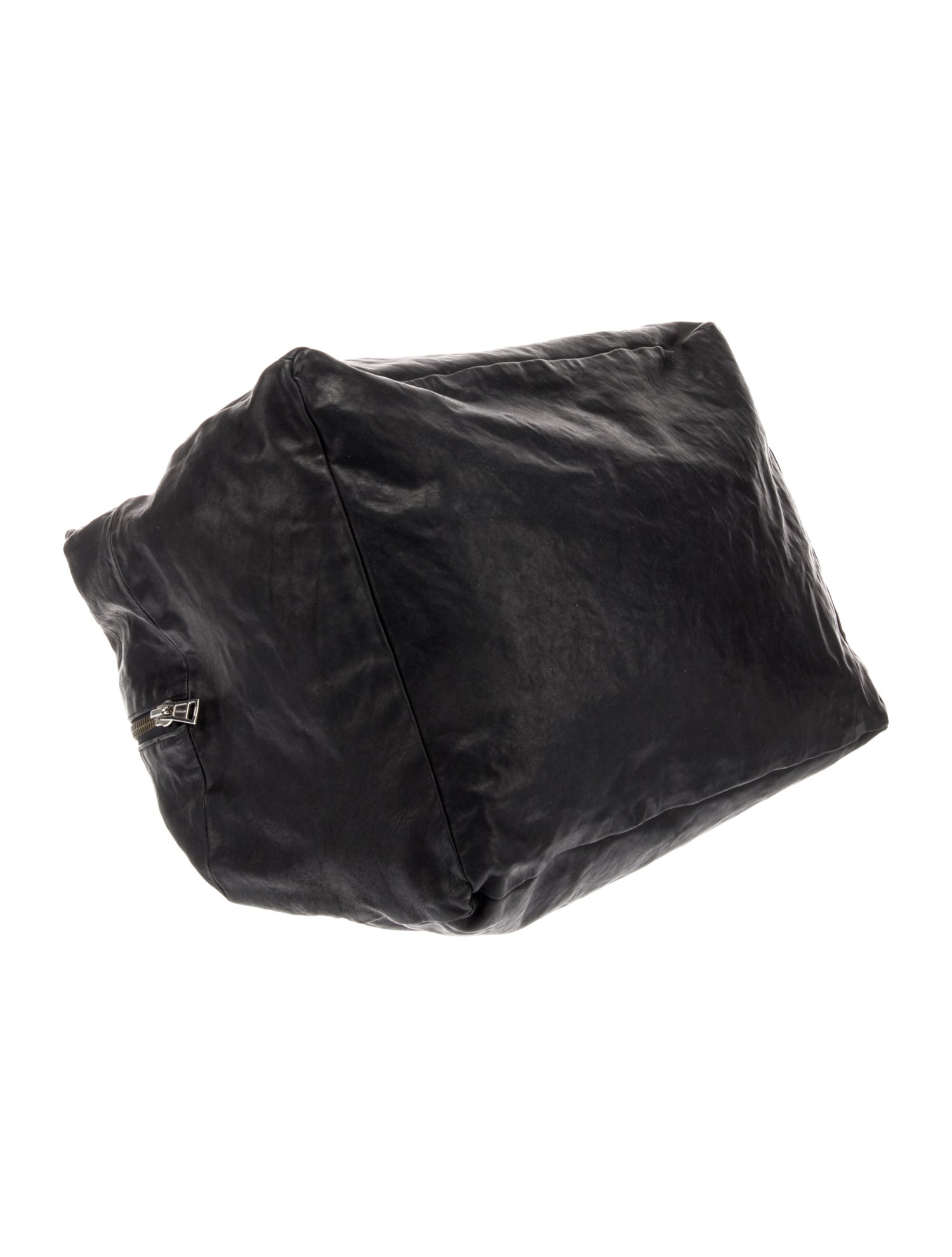 Ann Demeulemeester Leather Top Handle Bag - Black Handle Bags