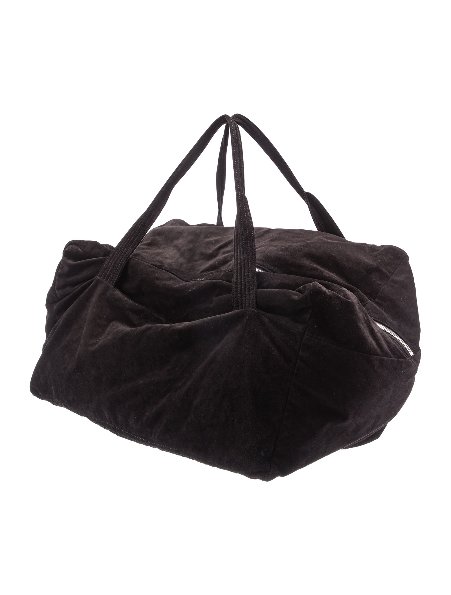 Ann Demeulemeester Suede Weekender Bag - Black Totes, Handbags